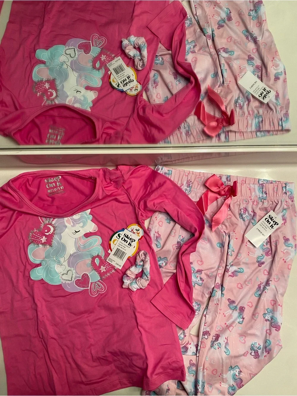 Girls Sleep On It Unicorn Pajama Set Size 14